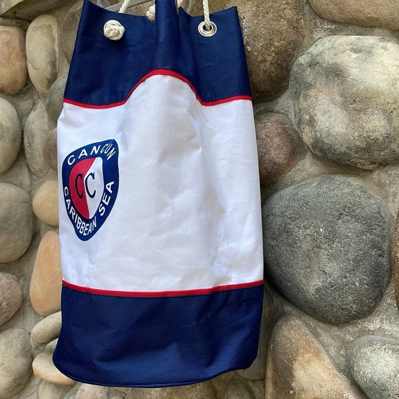 Artex Cancun Caribbean Sea Bucket Bag Shoulder Backpack Drawstring Bag - Picture 3 of 12